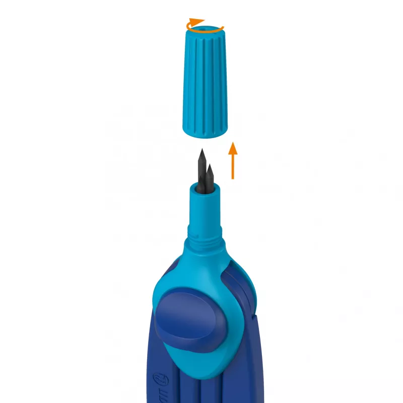Pelikan Schulzirkel griffix blauw reservemijnen hangbox (700818)