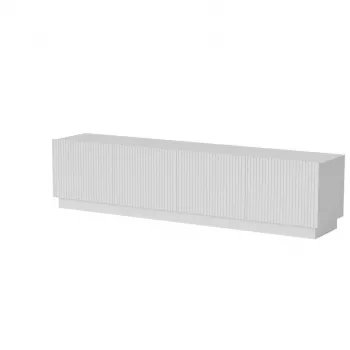 TV-kast cama meble LIVERTI 2000x420x480 mm, wit, spaanplaat bovenblad