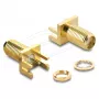 Adapter DELOCK SMA gender-changer 67412, SMA naar SMA, verguld