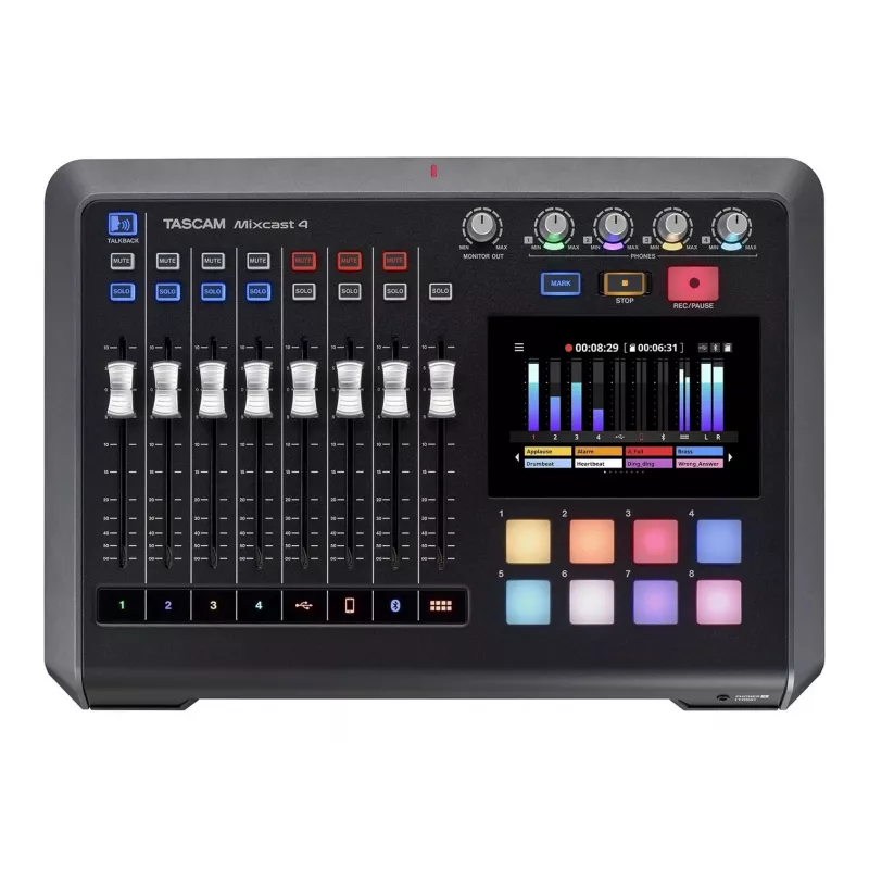 Tascam Mixcast 4 – mixer voor podcastopnames