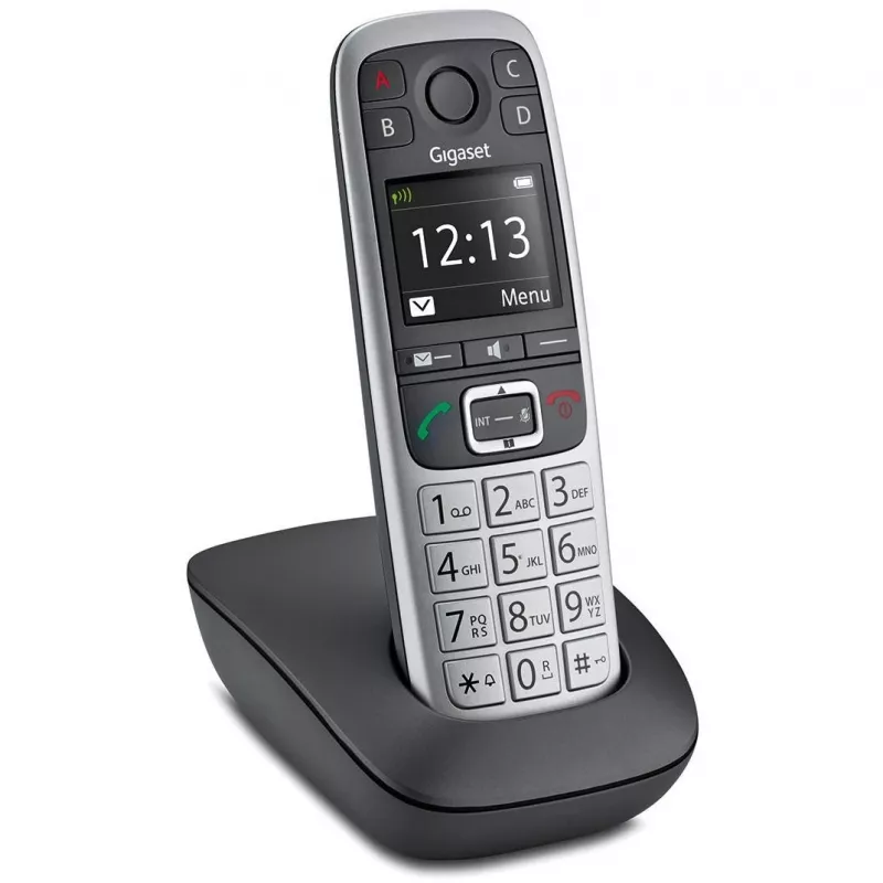 Gigaset E560 telefoon DECT-telefoon nummerweergave zwart, zilver