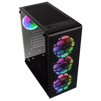 Kolink Observatory Lite Mesh RGB mid tower - zwart