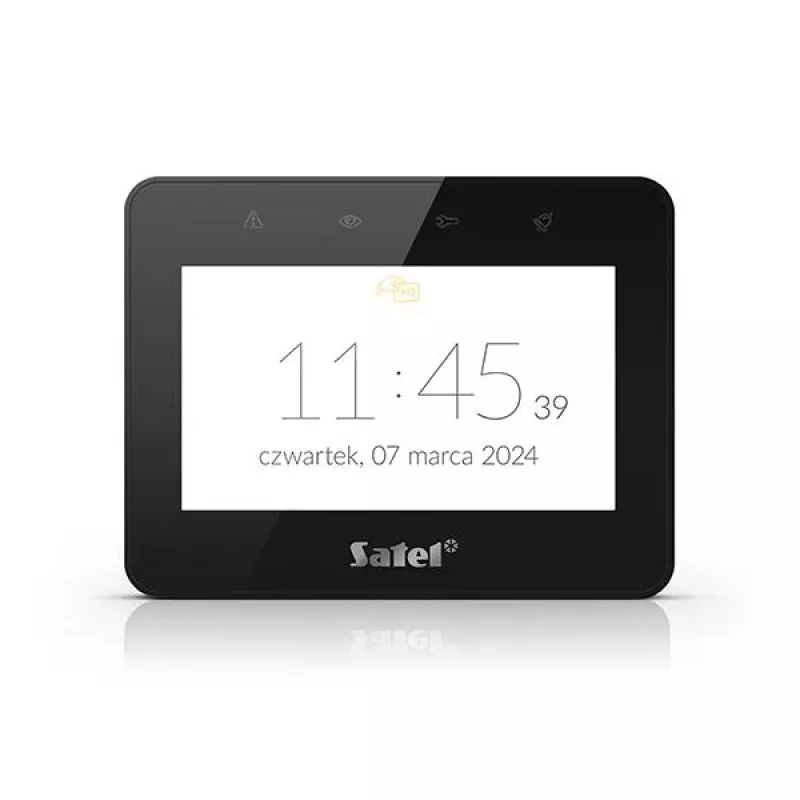 SATEL 4.3 touchscreen-bedieningspaneel INT-TSG2R-B zwart