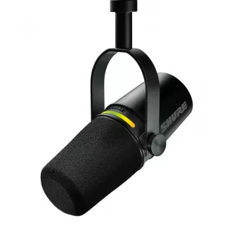 Shure MV7+-K - spraak- en zangmicrofoon met XLR/USB-C-aansluiting, zwart