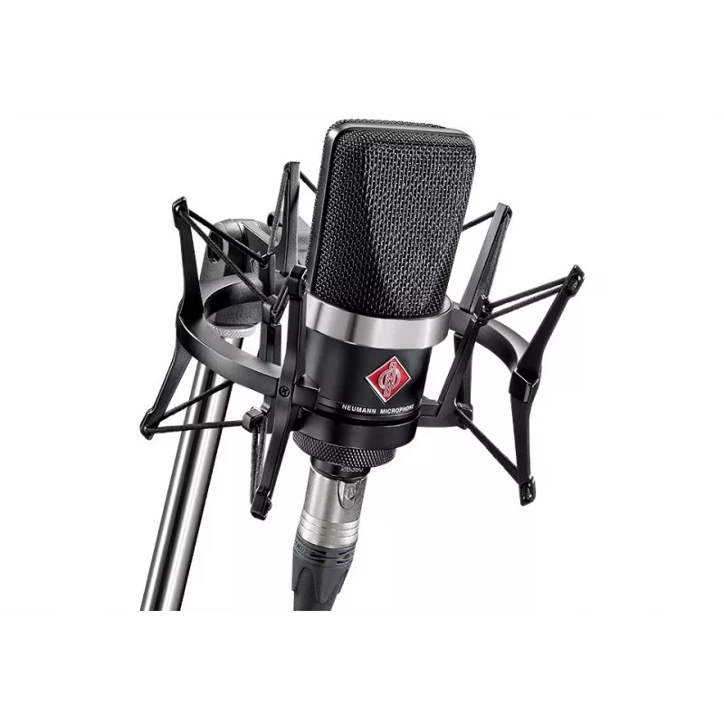 Neumann TLM 102 MT studiostudio-set – grootmembraan condensatormicrofoon met spin, zwart