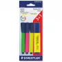 Markeerstift Staedtler Textsurfer classic 364 4 stuks beitelpunt groen roze wit
