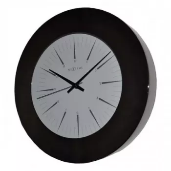 NeXtime klok 2945 Colt, Ø 45 cm, wand, zwart