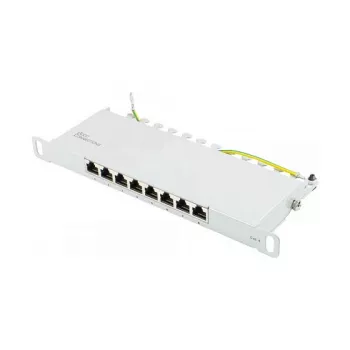 Good Connections Patchpanel 10Cat. 6 8-P. 0,5 HE lichtgrijs