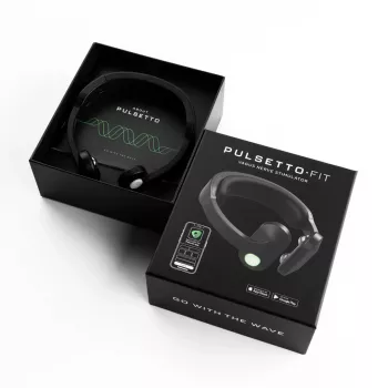 Vaguszenuw-stimulator HERDEGEN Pulsetto FIT massagetoestel, model Pulsetto FIT