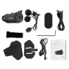 Headset FreedConn R1 PLUS E motorfiets-Bluetooth-intercom, Bluetooth 5.0+EDR, bereik 1000 m, IP65, FM, 1080p-video, 30 uur gesprekstijd