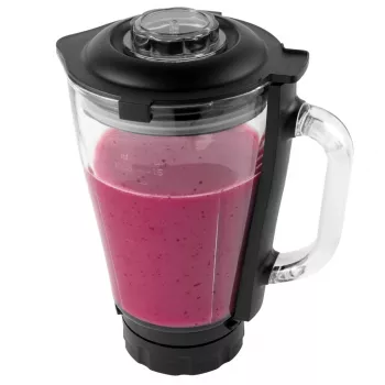 Glazen mixbeker Petra PT5531MBLKVDE zwart