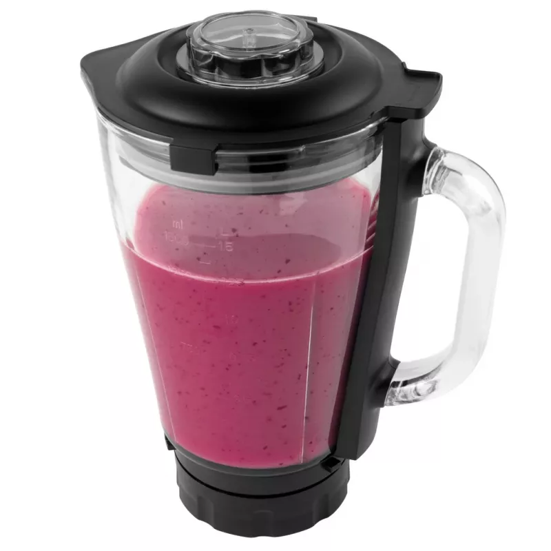 Glazen mixbeker Petra PT5531MBLKVDE zwart