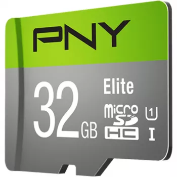 MicroSDHC-kaart PNY Elite 32 GB Class 10 UHS-I P-SDU32GU185GW-GE
