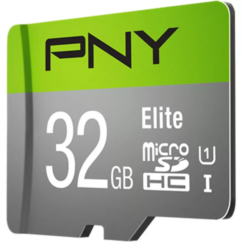 MicroSDHC-kaart PNY Elite 32 GB Class 10 UHS-I P-SDU32GU185GW-GE