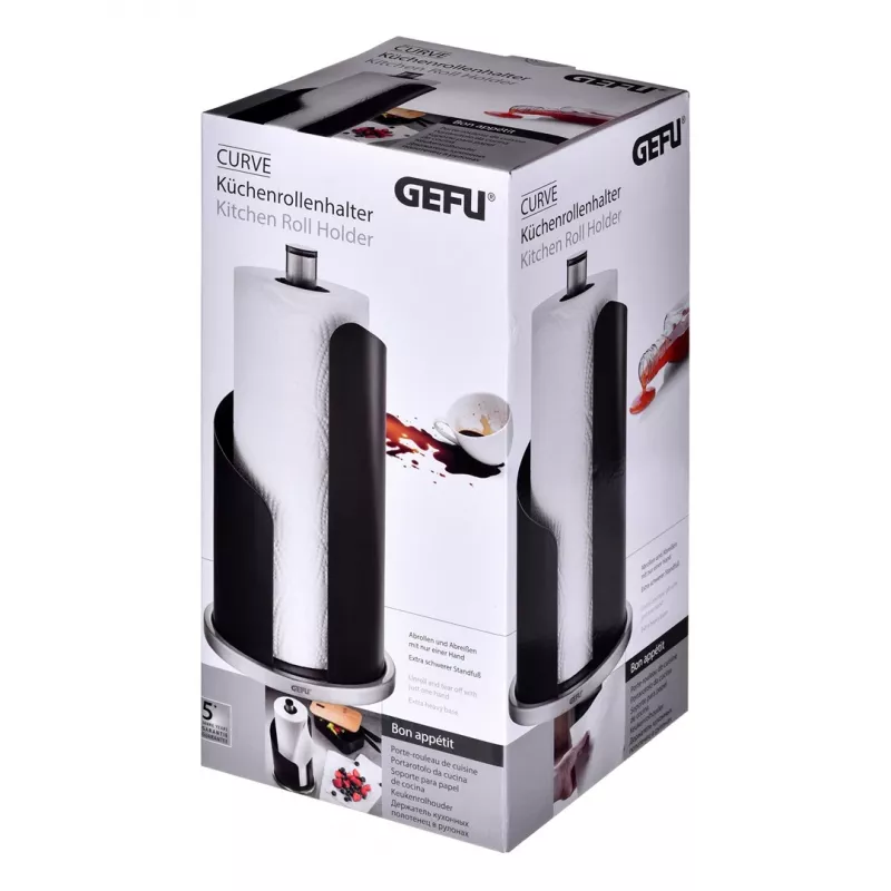 Keukenrolhouder GEFU CURVE G-15703 – vrijstaande keukenrolhouder