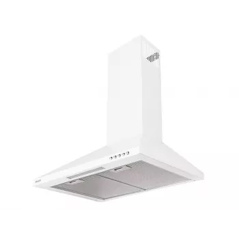 Afzuigkap MAAN VELA 2 50, 496 mm breed, aluminium vetfilter, 315 m³/h, 3 snelheden, 50–58 dB, wit