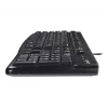 K120 bedraad toetsenbord, bedraad, USB, QWERTZ, zwart