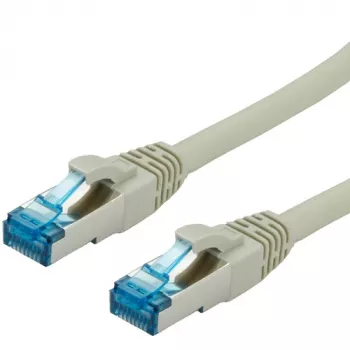 Netwerkkabel VALUE S/FTP patchkabel Cat.6a RJ-45 0,5 m grijs