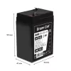 UPS-batterij Verzegelde lood-zuur Green Cell AGM6V5AH-J 6 V 5 Ah