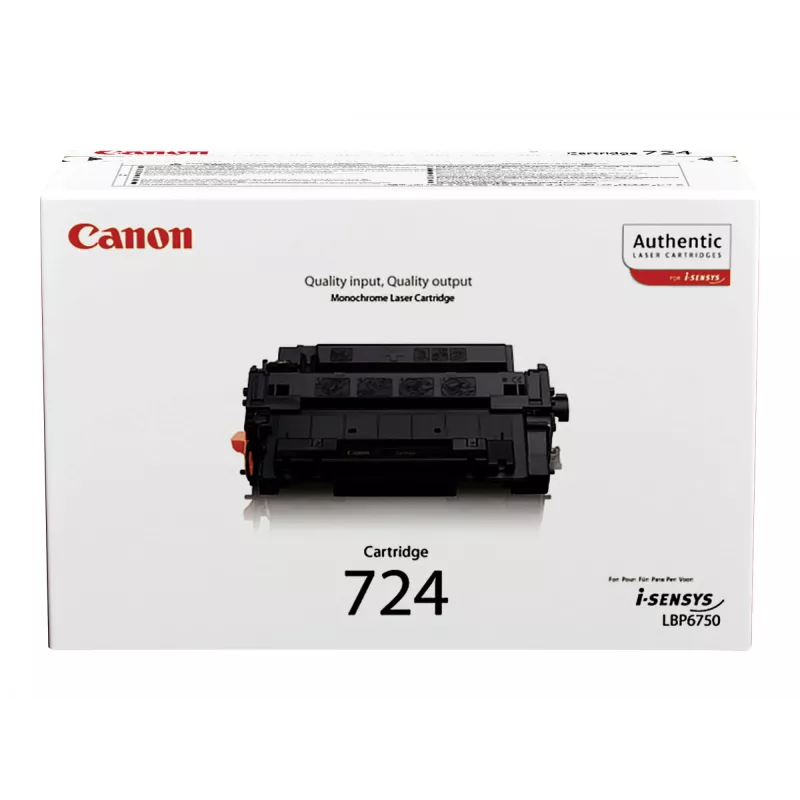 Canon CRG-724 tonercartridge, zwart, 6000 pagina's