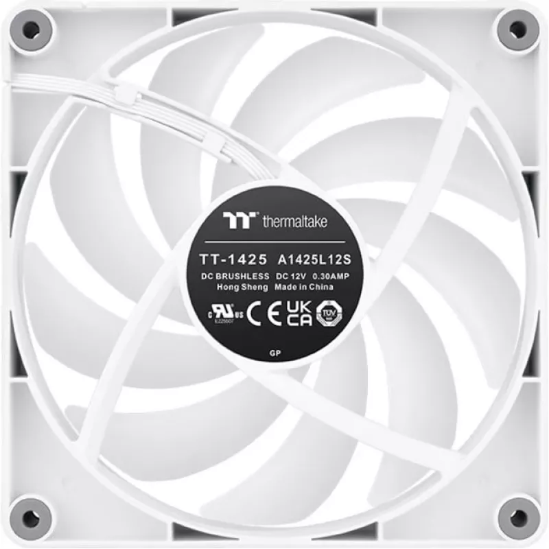 Thermaltake CT140 Reverse ARGB 140 mm wit 2-pack