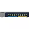 NETGEAR MS108TUP unmanaged L2 2.5G Ethernet (100/1000/2500) Power over Ethernet (PoE) grijs