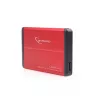 Gembird EE2-U3S-2-R - harde schijf - SATA - 6,35 cm (2.5) - 3.0 - rood - aluminium (EE2-U3S-2-R)
