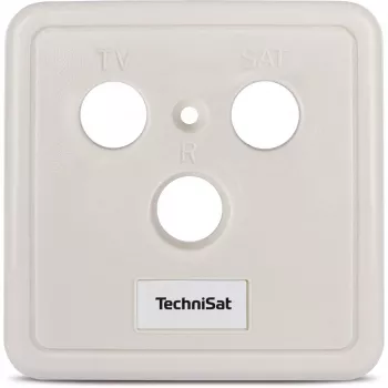Afdekplaat voor antenneaansluiting RV 600 / 700-E serie (wit)
