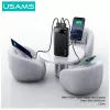 Powerbank usams PB80 PD20W 10000mAh — draagbare oplader, zwart
