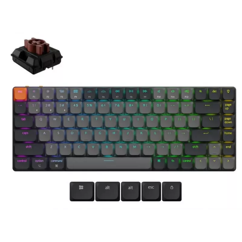 Toetsenbord draadloos K3 RGB/zwart K3X-B3 Keychron