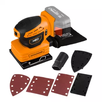Excentrische schuurmachine NEO tools Energy+ 18V 3-in-1
