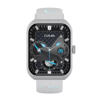 Smartwatch Colmi P86 Silver Bluetooth hartslagmeter, zilveren behuizing