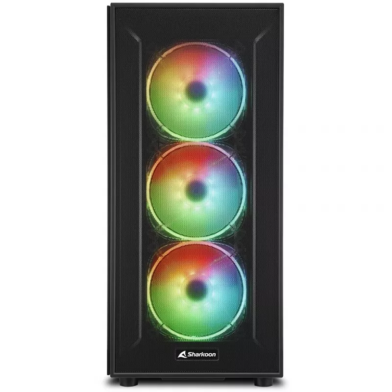 PC-behuizing Sharkoon TG6M RGB tower zwart