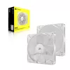 Corsair RS140 Dual Pack behuizingsventilatoren, 140 mm, wit, CO-9050195-WW
