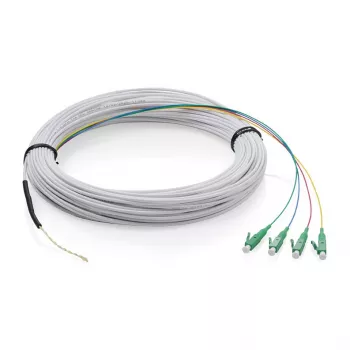 FTTH-dropkabel DIGITUS singlemode, 4 vezels met 4 LC/APC-stekkers, 30 m
