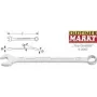 Hazet ring-steeksleutel 600N SW 8mm L.130mm vorm A speciaalstaal