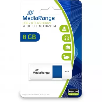 USB-flashstation MediaRange 8 GB USB Type-A 2.0 MR971