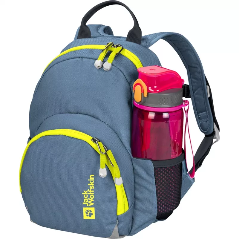 Jack Wolfskin Buttercup rugzak - blauw/neongeel, 4,5 L