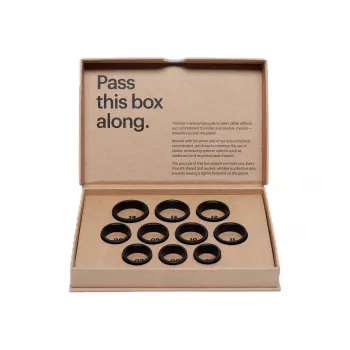 Ultrahuman Smart Ring pasmaat-bepalingsset | UH-RA-SSK | Zwart