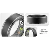 Smart ring Manta SR01BK-57 Black, hartslag en bloedzuurstof, IP68