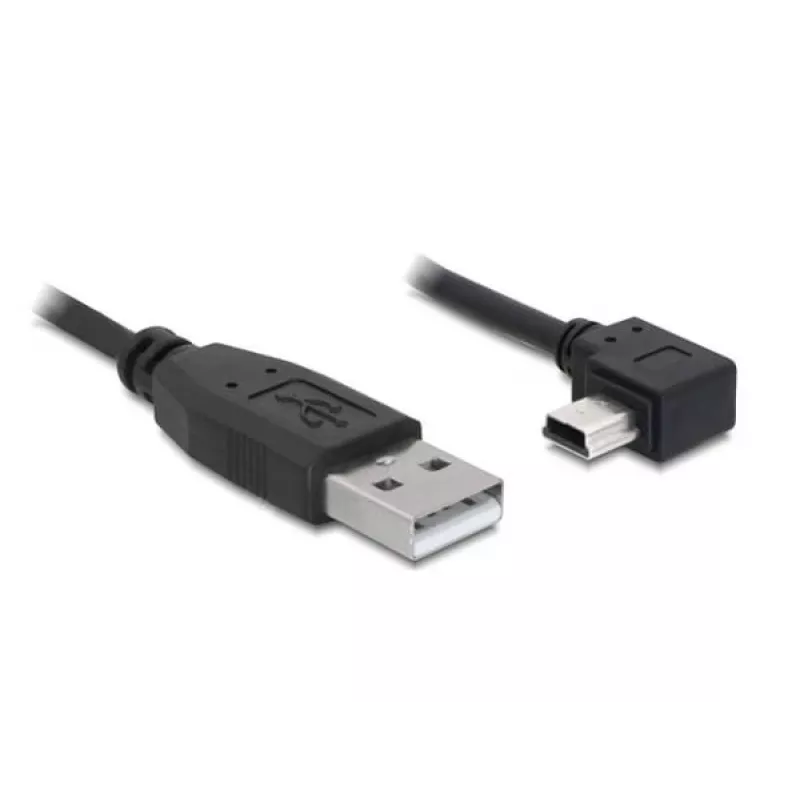 USB-kabel DeLOCK 82684 USB 2.0 5m USB A mini-USB B zwart
