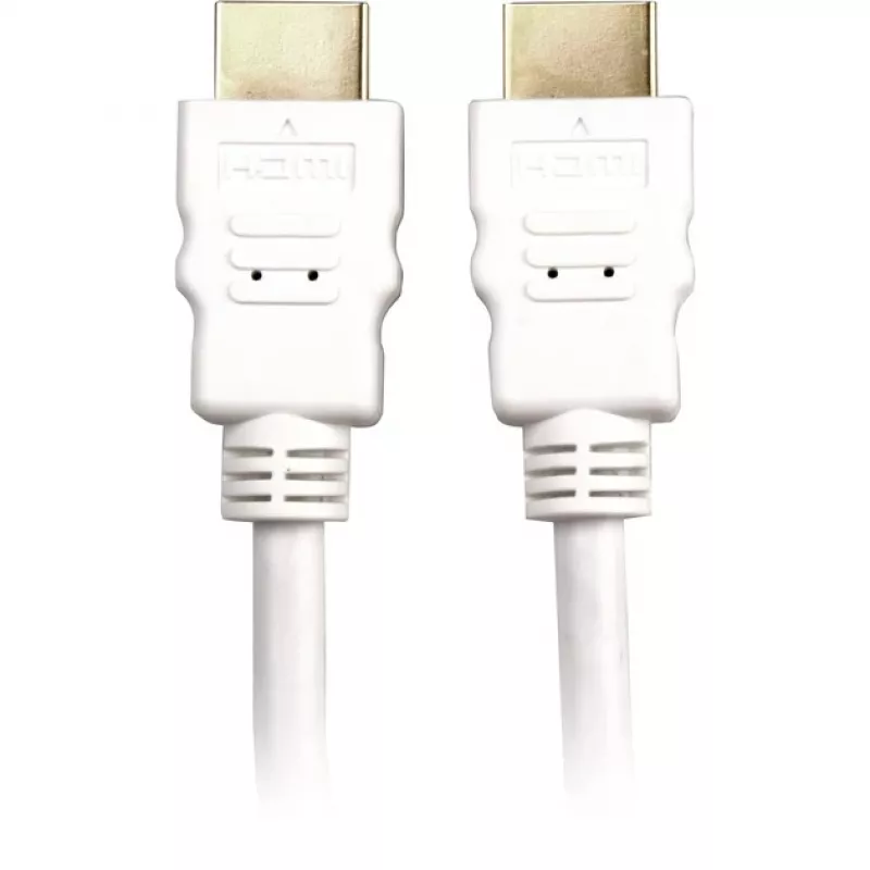 High Speed HDMI-kabel met Ethernet wit, 2 meter