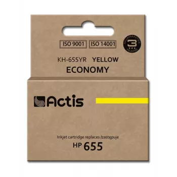 Actis KH-655YR inkt (vervanger voor HP 655 CZ112AE; standaard; 12 ml; geel)