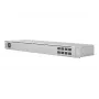 Managed L2-netwerkswitch UBIQUITI USW-Aggregation — 8 SFP+-slots, 10G-ondersteuning, ventilatorloos, 1U-rack, zilver