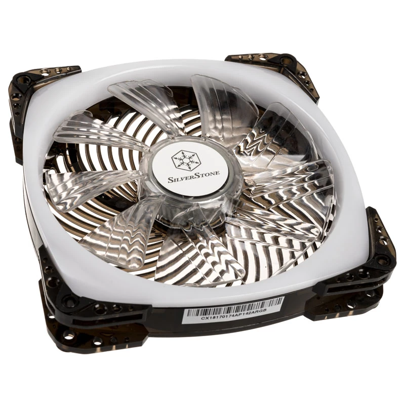 SilverStone SST-AP124-ARGB 120mm ARGB behuizingsventilator - zwart