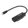 QOLTEC SATA-adapter 52269 voor 2,5-inch drive naar USB-C, ondersteunt tot 2 TB