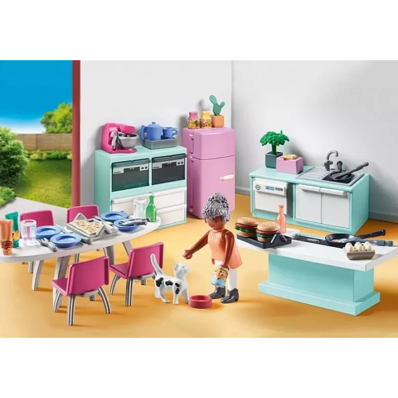 Keuken Playmobil My Life Kitchen 71608 veelkleurig kunststof 4-10 jaar