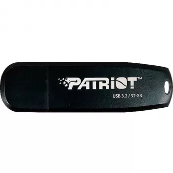 USB-flashdrive PATRIOT 32 GB USB Type-A 3.2 Gen 1 zwart, 80 MB/s, sleutelhanger