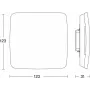 Aanwezigheidsmelder Steinel True Presence KNX multisensor UP 056353 — plafonduitsparing, KNX-compatibel