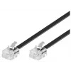 Telefoonkabel Microconnect MPK182 RJ-11 RJ-11 2m zwart